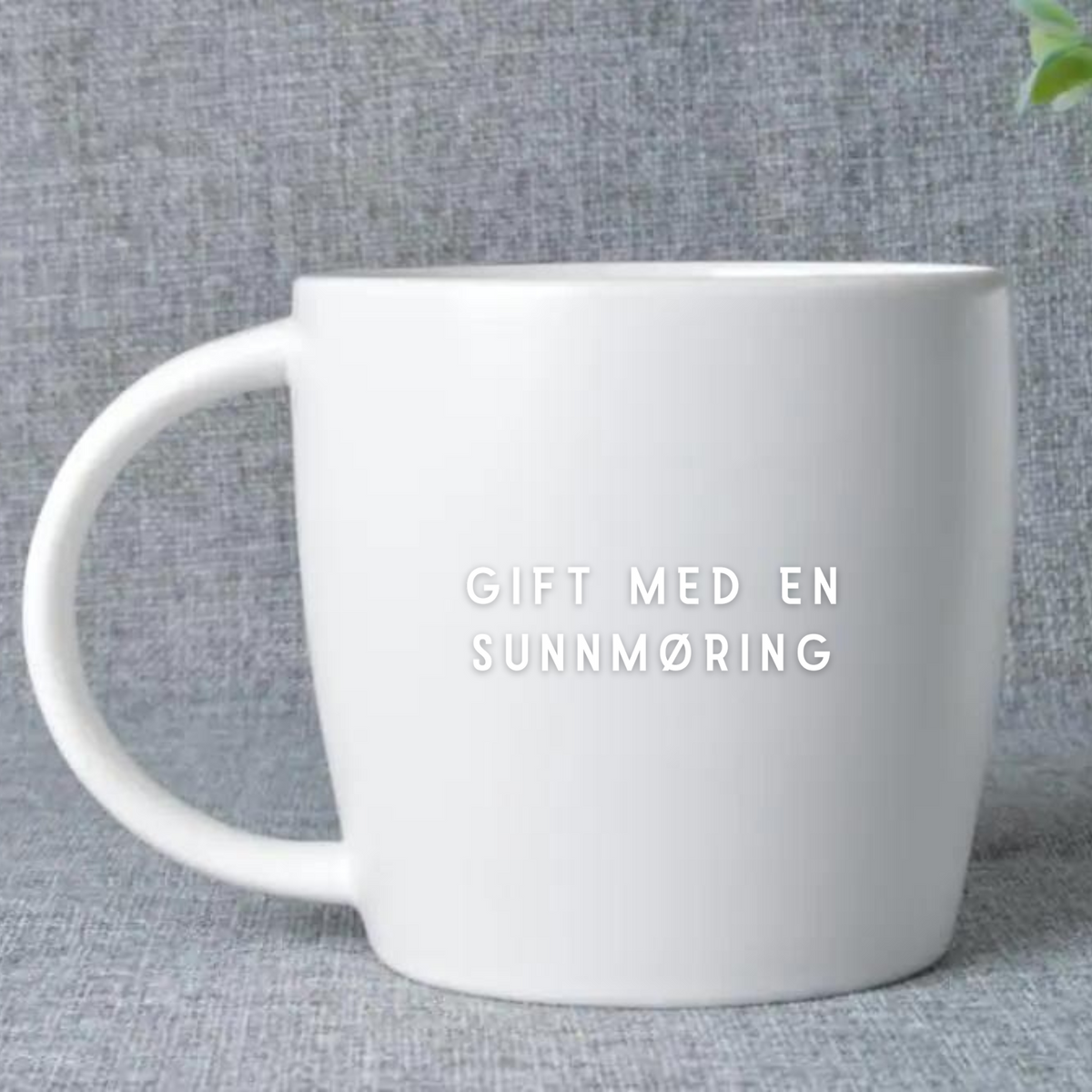 Sunnmørskoppen Gift med en Sunnmøring - hvit