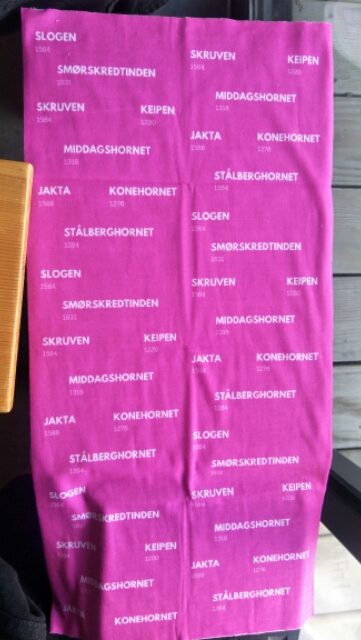 bandana øyefjell rosa